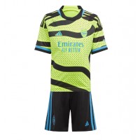 Maglie da calcio Arsenal Leandro Trossard #19 Seconda Maglia Bambino 2023-24 Manica Corta (+ Pantaloni corti)